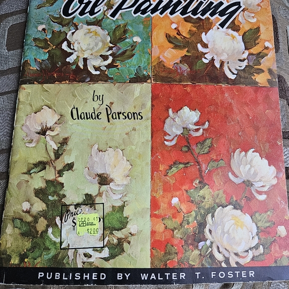 Common Faults in Oil Painting by Claude Parsons #125 Walter Foster How to VTG - Picture 13 of 16